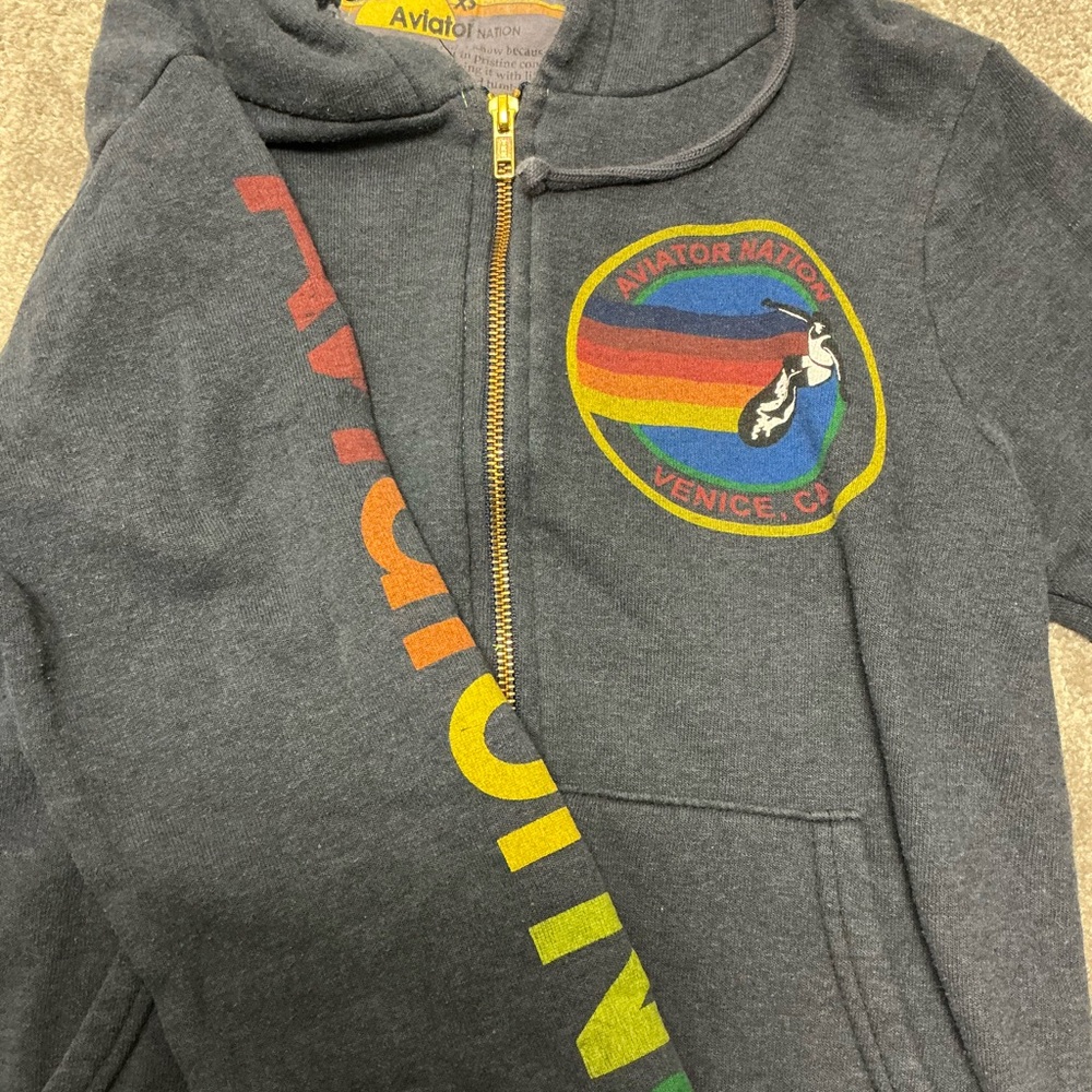Aviator Nation Charcoal Hoodie - Picture 3 of 4